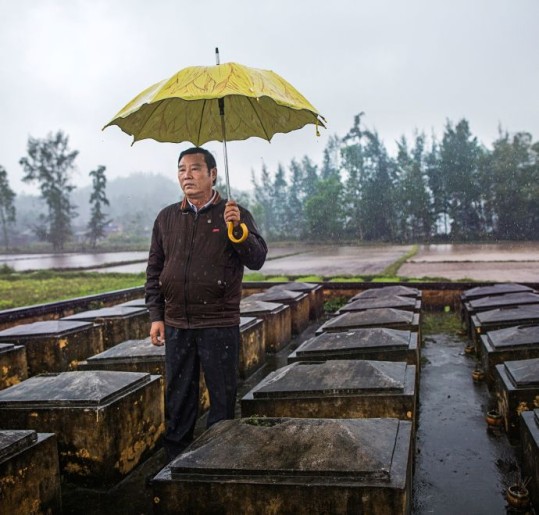  Pham Thanh Cong, the director of the My Lai Museum, was eleven at the time of the massacre. His mother and four siblings died. “We forgive, but we do not forget,” he said.Credit Photograph by Katie Orlinsky  - The New Yorker